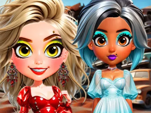 Punk Princess Dress Up: Rebellious Makeover