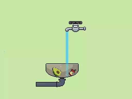 WaterDown: Faucet Physics Cleanup Game