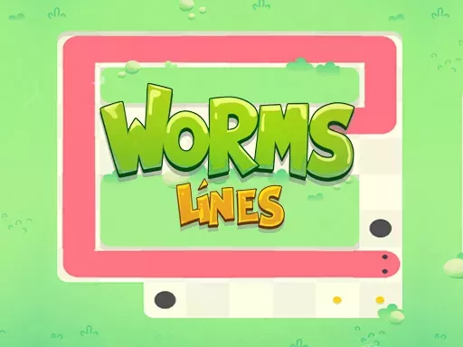 Worms Lines Puzzle: Paint Every Tile
