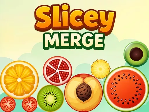 Slicey Merge: Fruit Drop & Match Game