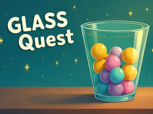 Glass Quest – Precision Ball Drop Puzzle