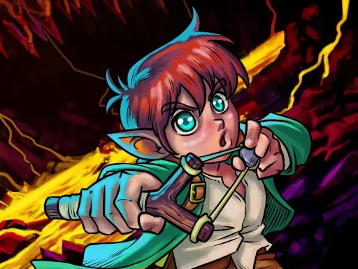 Aidan in Danger: Elf Platform Adventure