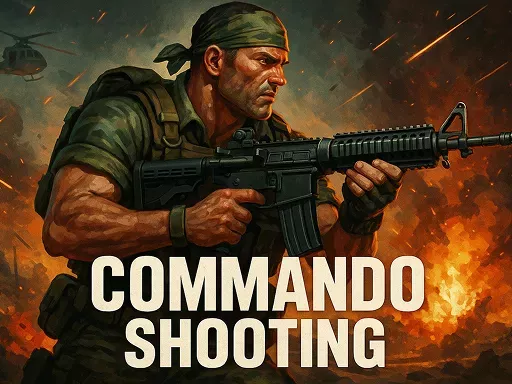 Commando Shooter: Top-Down Action Game